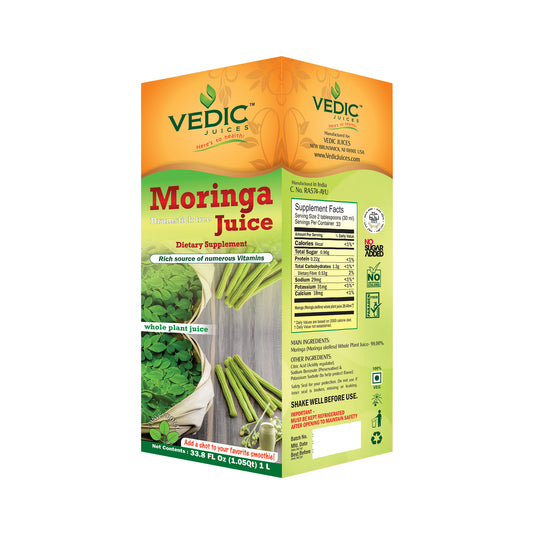 Vedic Moringa Juice | Rich Source of Numerous Vitamins - The Vedic Store